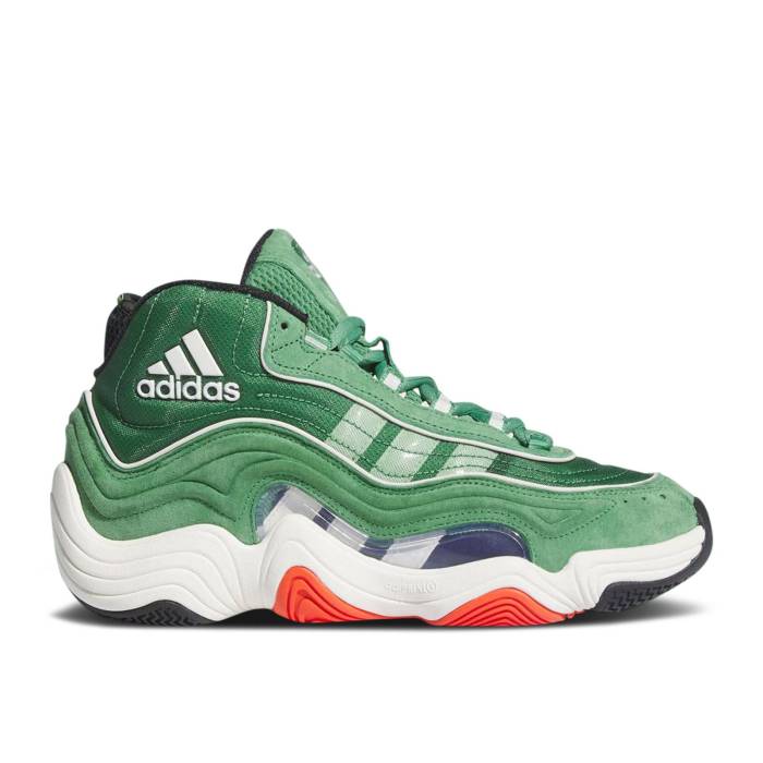 アディダス Adidas 【 Crazy 98 \u0027Green\u0027 Men Green/White/Collegiate Orange 】 クレイジー メンズ green 緑・緑であること 白いこと 白いこと orange 橙・オレンジ色