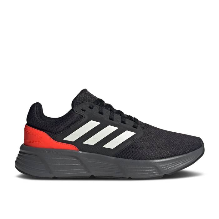 アディダス Adidas 【 Galaxy 6 Black Solar Red Men Core Black/Zero Metallic/Solar Red 】 ギャラクシー メンズ コア 黒色 ブラック ゼロ Red 赤・レッド