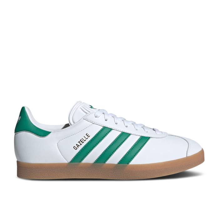 アディダス Adidas 【 Gazelle \u0027White Bold Green\u0027 Men Cloud White/Bold Green/Gold Metallic 】 ガゼル メンズ 白いこと 白いこと green 緑・緑であること ゴールド