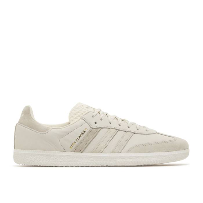 アディダス Adidas 【 Kith X Samba Og Classics Program - Cloud White Men Cloud White/Off White/Orbit Grey 】 サンバ メンズ 白色 ホワイト 灰色 グレー