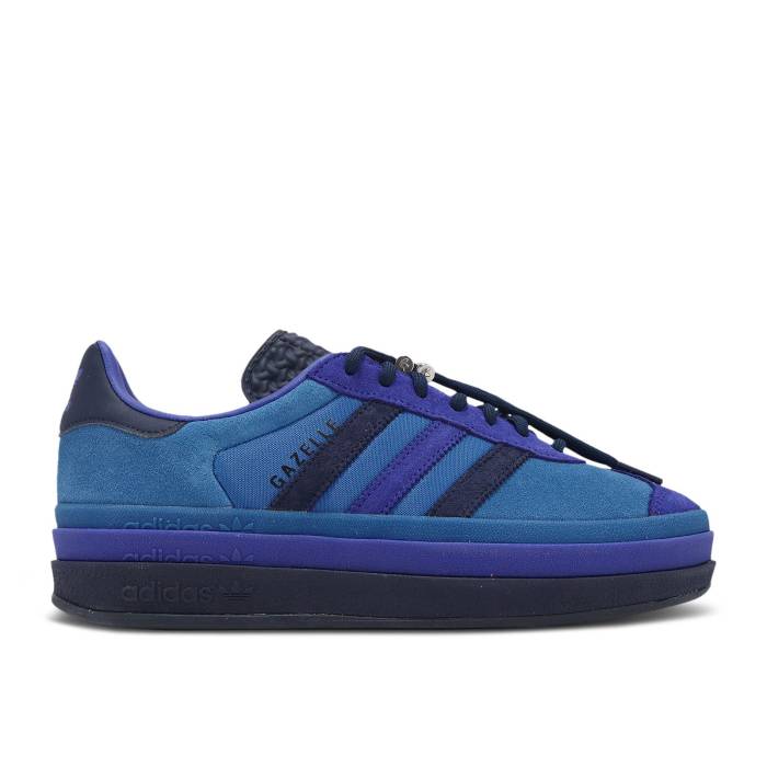 アディダス Adidas 【 Ordinary People X Wmns Gazelle Bold \u0027City Of Seoul Pack - Royal\u0027 Women Bright Royal/Semi Lucid Blue/Collegiate Navy 】 ガゼル レディース 青碧 青碧 紺色 米国海軍