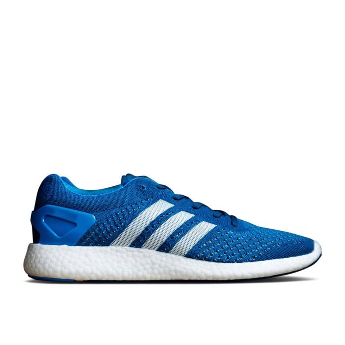 アディダス Adidas 【 Pureboost \u0027Solar Blue\u0027 Men Solar Blue/Running White/Tribe Blue 】 メンズ 青碧 青碧 白いこと 白いこと 虎前日