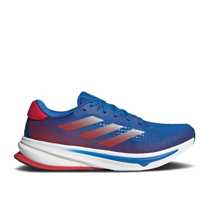 アディダス Adidas 【 Supernova Rise 'Bright Royal Scarlet' Men Bright Royal/Cloud White/Better Scarlet 】 スーパーノバ・ノヴァ ライズ メンズ 白色 ホワイト