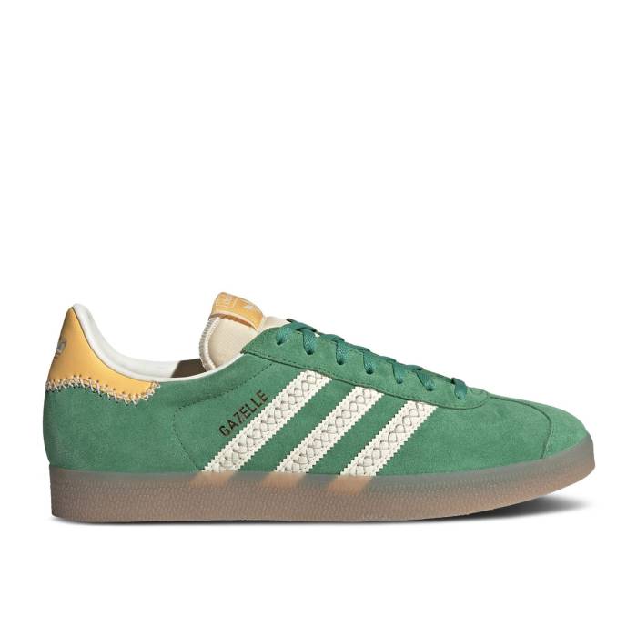 アディダス Adidas 【 Gazelle \u0027Preloved Green Semi Spark\u0027 Men Preloved Green/Cream White/Semi Spark 】 ガゼル green 緑・緑であること メンズ green 緑・緑であること 皮膚軟化剤 白いこと 白いこと