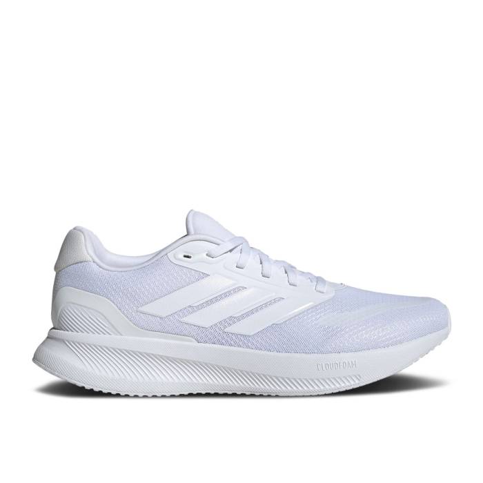 アディダス Adidas 【 Runfalcon 5 \u0027Triple White\u0027 Men Cloud White/Cloud White/Cloud White 】 メンズ 白いこと 白いこと