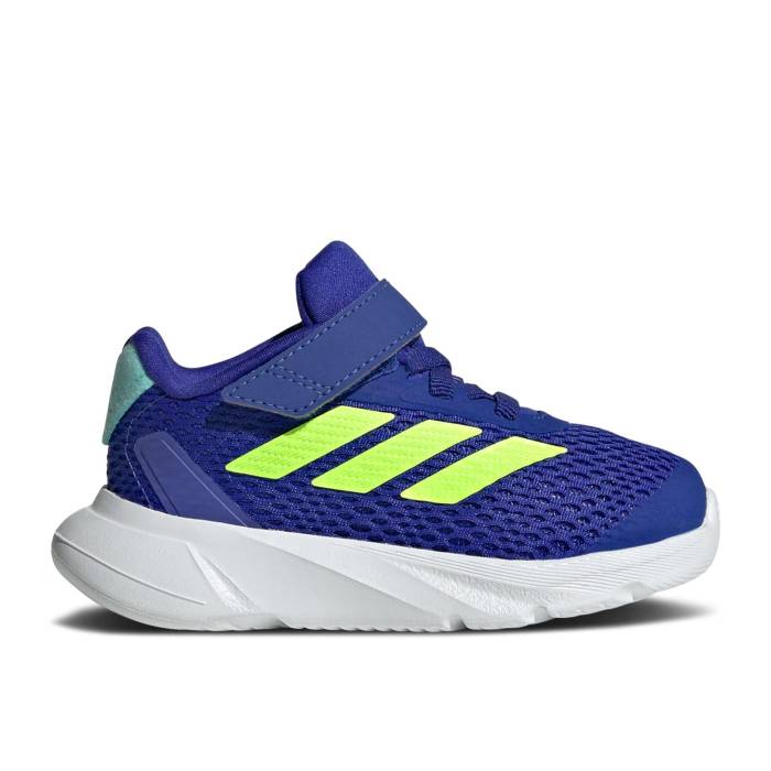アディダス Adidas 【 Duramo Sl I \u0027Lucid Blue Lemon\u0027 Infant Lucid Blue/Lucid Lemon/Flash Aqua 】 青み 青色 もの言う花 青み 青色 アクア