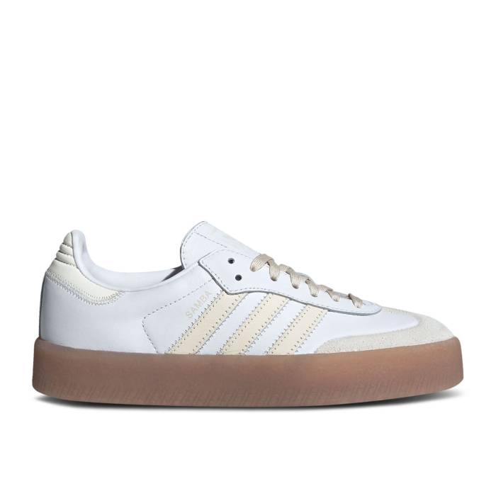 アディダス Adidas 【 Wmns Sambae \u0027Wonder White Gum\u0027 Women Cloud White/Wonder White/Off White 】 白いこと 白いこと レディース 白いこと 白いこと