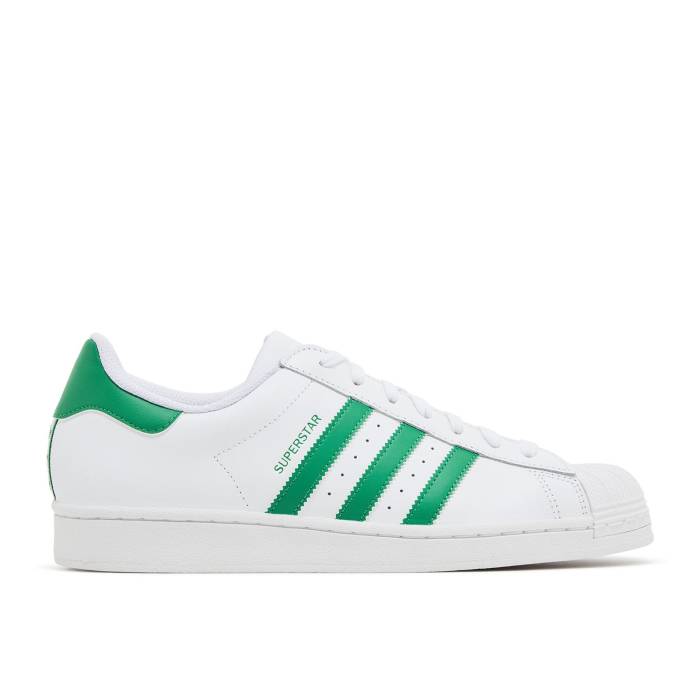 アディダス Adidas 【 Superstar 'White Green' Men Cloud White/Green/Cloud White 】 Superstar スーパースター メンズ 白色 ホワイト green 緑・グリーン