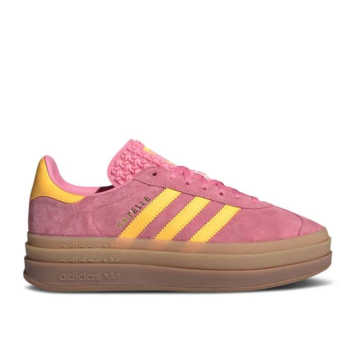 アディダス Adidas 【 Wmns Gazelle Bold Bliss Pink Women Bliss Pink/Spark/Bliss Pink 】 ガゼル レディース pink ピンク