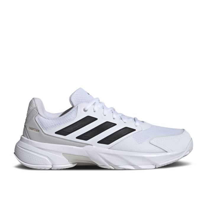 アディダス Adidas 【 Courtjam Control 3 \u0027White Black\u0027 Men Cloud White/Core Black/Grey Two 】 メンズ 白いこと 白いこと 中核グループ 黒いこと 黒いこと 薄墨色 薄墨色