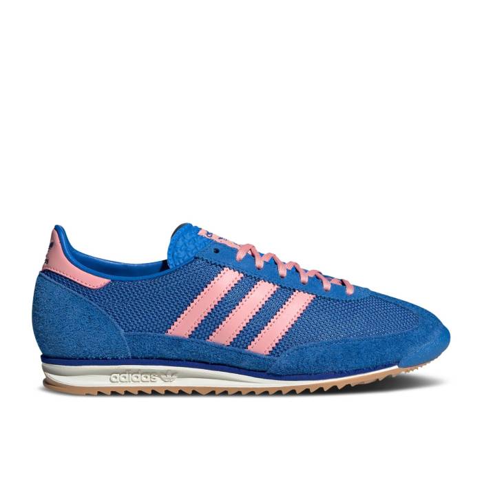 アディダス Adidas 【 Wmns Sl72 Og \u0027Bright Royal Pink Spark\u0027 Women Bright Royal/Semi Pink Spark/Lucid Blue 】 pink サクラ色 レディース pink サクラ色 青み 青色