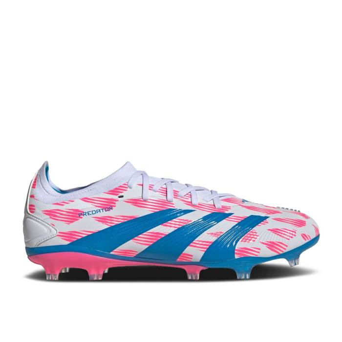 アディダス Adidas 【 Predator 24 Pro Fg 'Reemergence Pack' Men Cloud White/Solar Blue/Solar Pink 】 プレデター プロ メンズ 白色 ホワイト 青色 ブルー pink ピンク|スニケス
