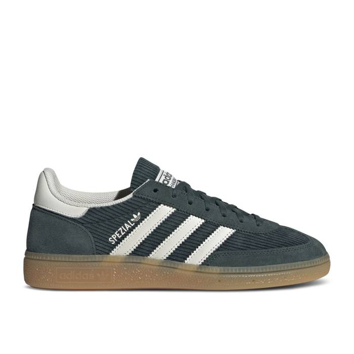 アディダス Adidas 【 Wmns Handball Spezial \u0027Corduroy Pack - Mineral Green\u0027 Women Mineral Green/Off White/Gum 】 ハンドボール スペシアル レディース green 緑・緑であること 白いこと 白いこと