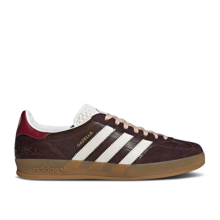 アディダス Adidas 【 The Blue Trio X Gazelle Indoor \u0027Bronze Light Brown\u0027 Men Bronze/White/Light Brown 】 青味 青色 ガゼル メンズ 銅・ブロンズ 白いこと 白いこと 赤銅色 赤銅色 靴-スニーカー-メンズ靴