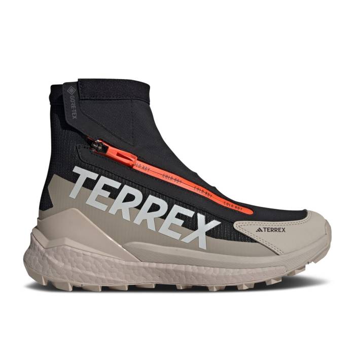 アディダス Adidas 【 Terrex Free Hiker 2 Cold.rdy Gore-Tex \u0027Wonder Beige Black Orange\u0027 Men Wonder Beige/Core Black/Semi Impact Orange 】 無償性 ゴアテックス ベージュ 黒いこと 黒いこと メンズ ベージュ 中核グループ 黒いこと 黒いこと