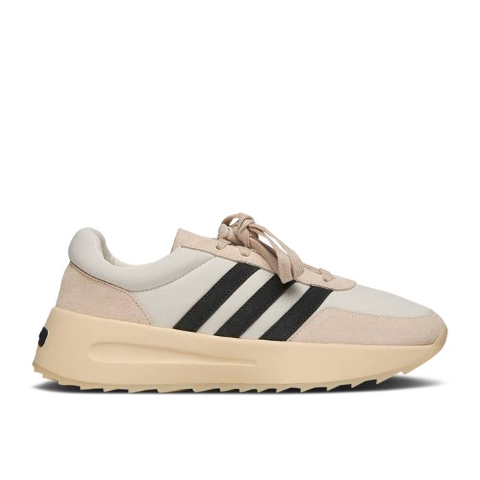 アディダス Adidas 【 Fear Of God Athletics X Los Angeles Runner \u0027Cream White\u0027 Men Cream White/Cream White/Cream White 】 アスレチックス メンズ 皮膚軟化剤 白いこと 白いこと スニーカー-靴