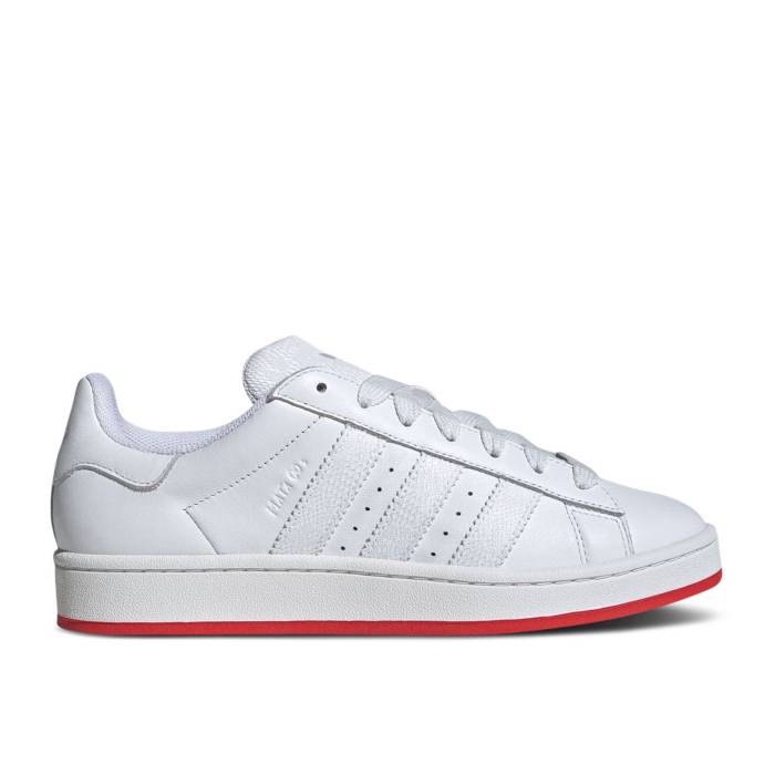 アディダス Adidas 【 Mata X Campus 00S 'Heavy' Men Cloud White/Cloud White/Vivid Red 】 キャンパス メンズ 白色 ホワイト Red 赤・レッド｜スニケス