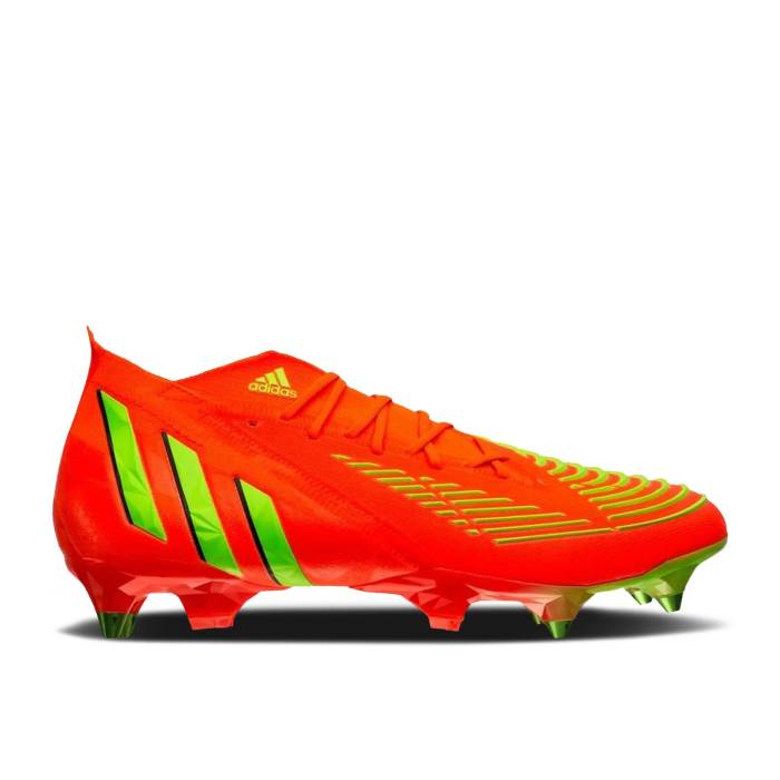 アディダス Adidas 【 Predator Edge.1 Sg \u0027Game Data Pack\u0027 Men Solar Red/Team Solar Green/Core Black 】 プレデター メンズ Red 赤・赤いこと Team 野球クラブ green 緑・緑であること 中核グループ 黒いこと 黒いこと