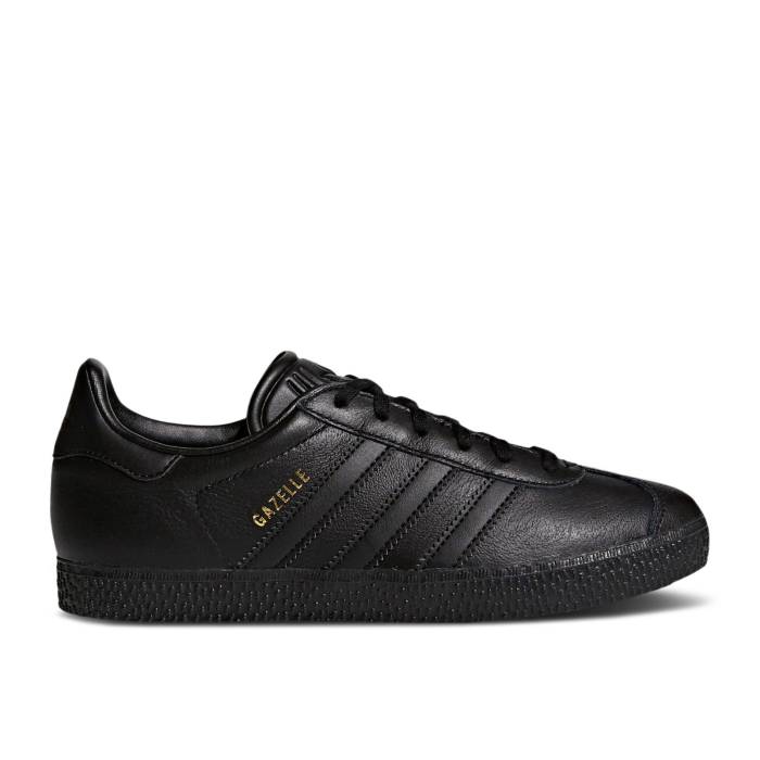 アディダス Adidas 【 Gazelle J 'Triple Black' Youth Core Black/Core Black/Core Black 】 ガゼル ジュニア キッズ コア 黒色 ブラック|スニケス