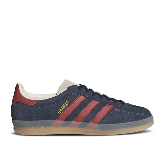 アディダス Adidas 【 Gazelle Indoor \u0027Legend Ink Preloved Ruby\u0027 Men Legend Ink/Preloved Ruby/Wonder White 】 ガゼル メンズ Legend 先祖伝承 白いこと 白いこと
