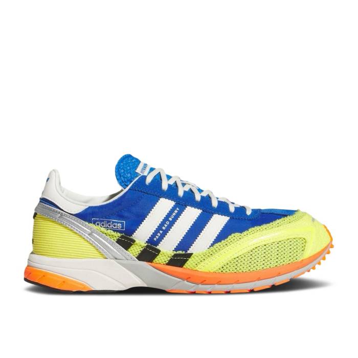 アディダス Adidas 【 Bad Bunny X Adizero Sl72 \u0027Active\u0027 Men Blue/Core White/Shock Yellow 】 アディゼロ メンズ 青味 青み 中核グループ 白いこと 白いこと ぼうぜん自失 yellow 黄味がかった・黄色