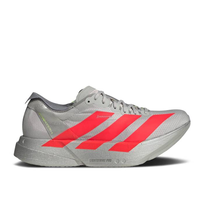アディダス Adidas 【 Wmns Adizero Adios Pro 4 'Ekiden Pack' Women Grey Two/Lucid Red/Grey 】 アディゼロ アディオス プロ レディース 灰色 グレー Red 赤・レッド|スニケス
