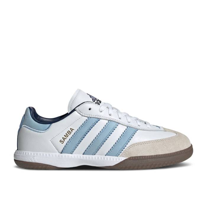 アディダス Adidas 【 Samba Millenium \u0027White Clear Sky\u0027 Men Cloud White/Clear Sky/Gum 】 サンバ メンズ 白いこと 白いこと 天の原