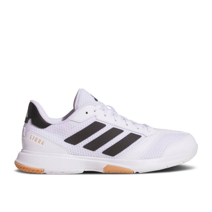 アディダス Adidas 【 Wmns Ligra 8 Indoor \u0027White Black\u0027 Women Cloud White/Core Black/Cloud White 】 レディース 白いこと 白いこと 中核グループ 黒いこと 黒いこと