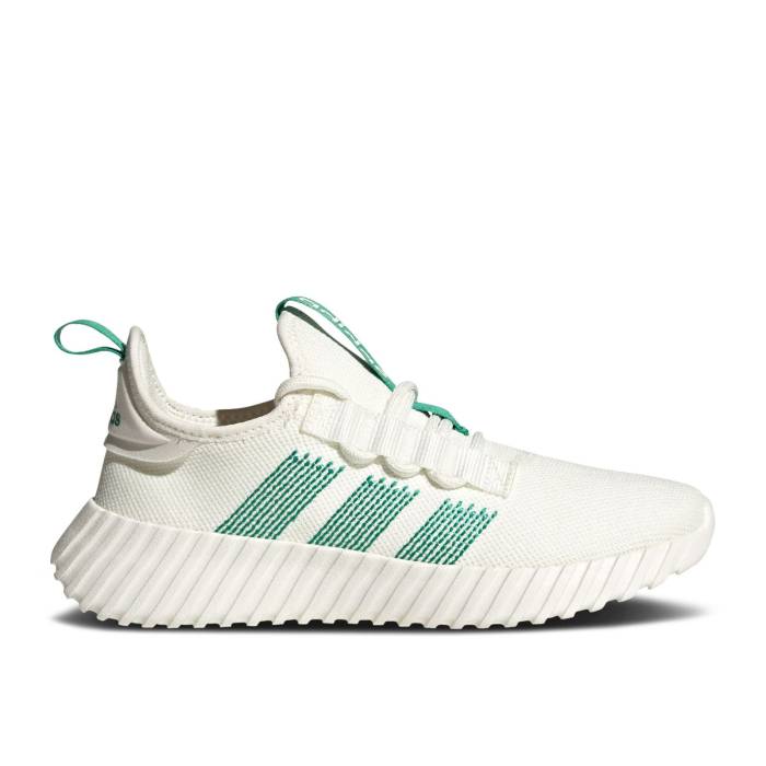 アディダス Adidas 【 Wmns Kaptir Flow \u0027White Court Green\u0027 Women Core White/Court Green/Grey One 】 流動受け答え 厚地の外套 レディース 中核グループ 白いこと 白いこと 厚地の外套 green 緑・緑であること 薄墨色 薄墨色