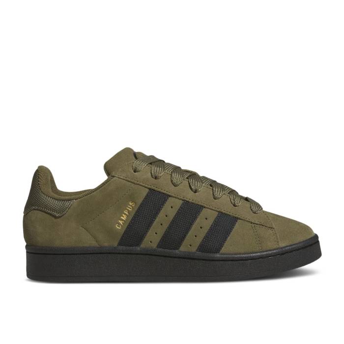 アディダス Adidas 【 Campus 00S \u0027Olive Strata\u0027 Men Olive Strata/Core Black/Gold Metallic 】 校庭 メンズ olive オリーブ 中核グループ 黒いこと 黒いこと ゴールド