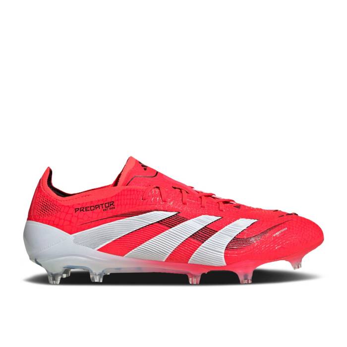 アディダス Adidas 【 Predator Elite Fg Pure Victory Pack Men Lucid Red/Cloud White/Core Black 】 プレデター エリート Victory ビクトリー メンズ Red 赤・レッド 白色 ホワイト コア 黒色 ブラック