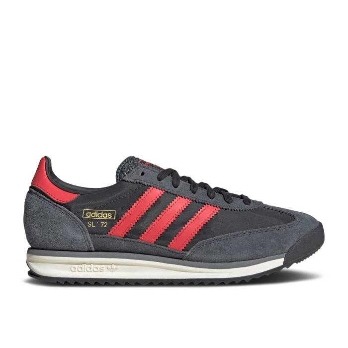 アディダス Adidas 【 Sl72 Rs \u0027Carbon Real Coral\u0027 Men Carbon/Real Coral/Grey Six 】 レアル メンズ 炭素 レアル 薄墨色 薄墨色