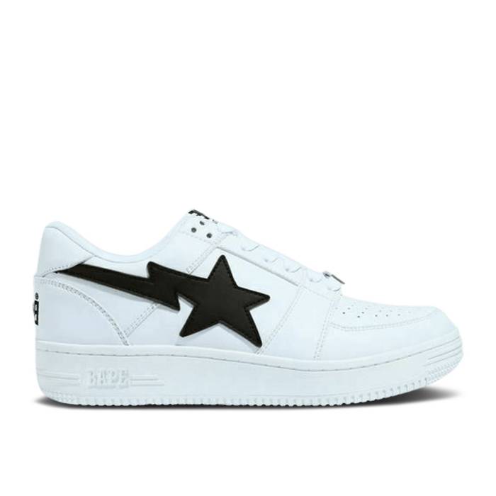 ベイプ Bape 【 Sta M1 Low \u0027White Black\u0027 Men White/Black 】 メンズ 白いこと 白いこと 黒いこと 黒いこと