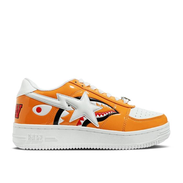 ベイプ Bape 【 Sta Low M1 hark Face - Color Block Men Orange 】 メンズ orange 橙・オレンジ