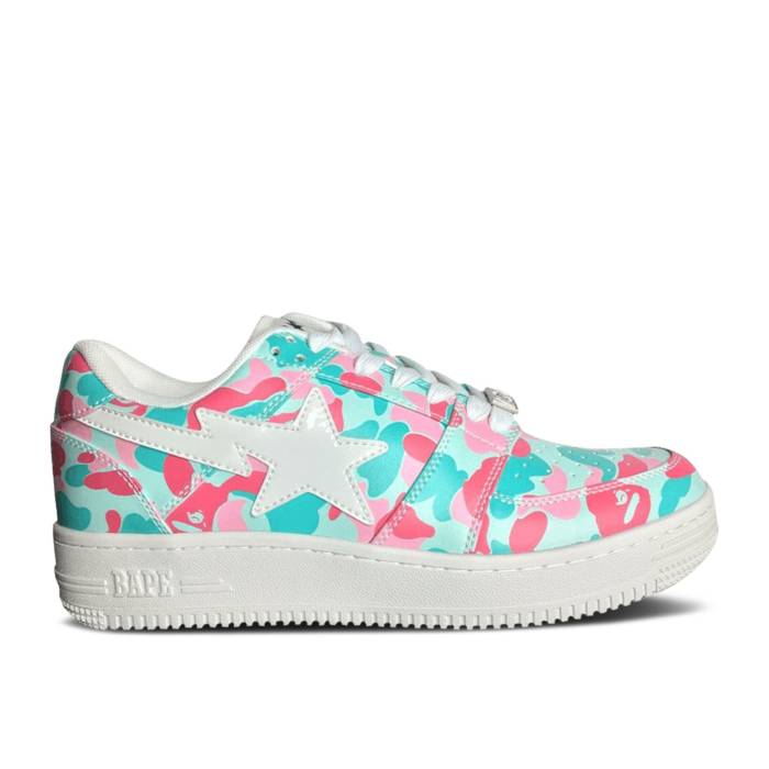 ベイプ Bape 【 Sta Low M2 \'Miami 1St Anniversary\' Men Pink/Blue/White 】 メンズ pink ピンク 青色 ブルー 白色 ホワイト|スニケス