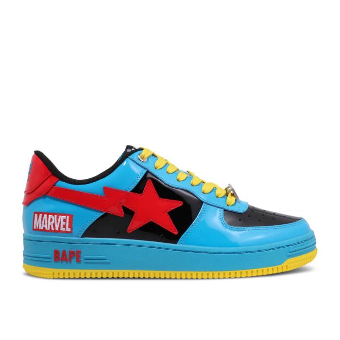 ベイプ Bape 【 Marvel X Sta \u0027Doctor Strange\u0027 Men Blue 】 メンズ 青味 青色 靴-スニーカー