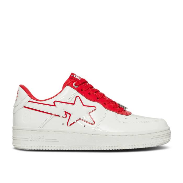 ベイプ Bape 【 Wmns Sta #8 M1 'White Red' Women White/Red 】 レディース 白色 ホワイト Red 赤・レッド|スニケス