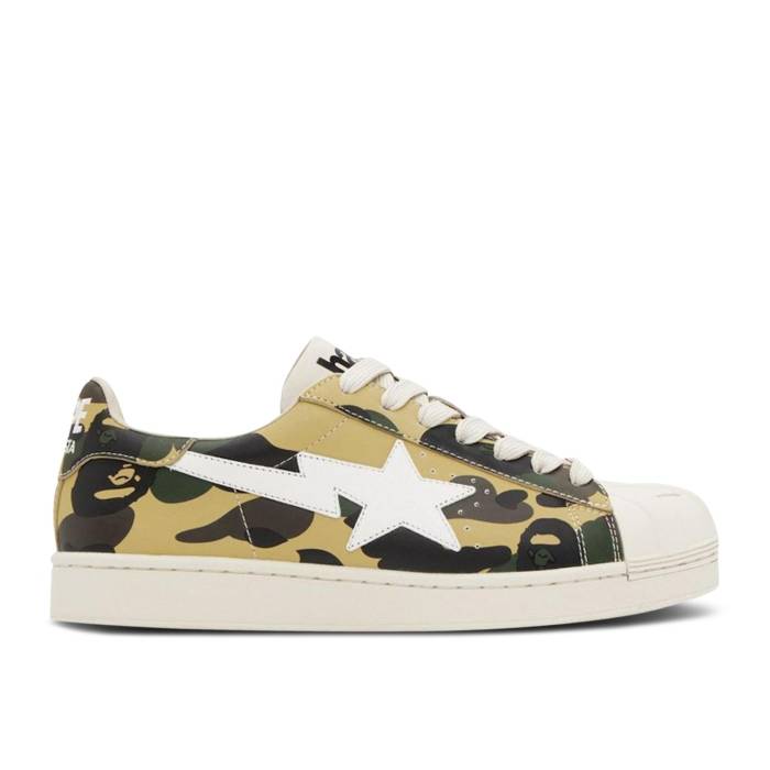ベイプ Bape 【 Skullsta '1St Camo - Yellow' Men Yellow 】 カモ柄 メンズ yellow 黄色・イエロー|スニケス