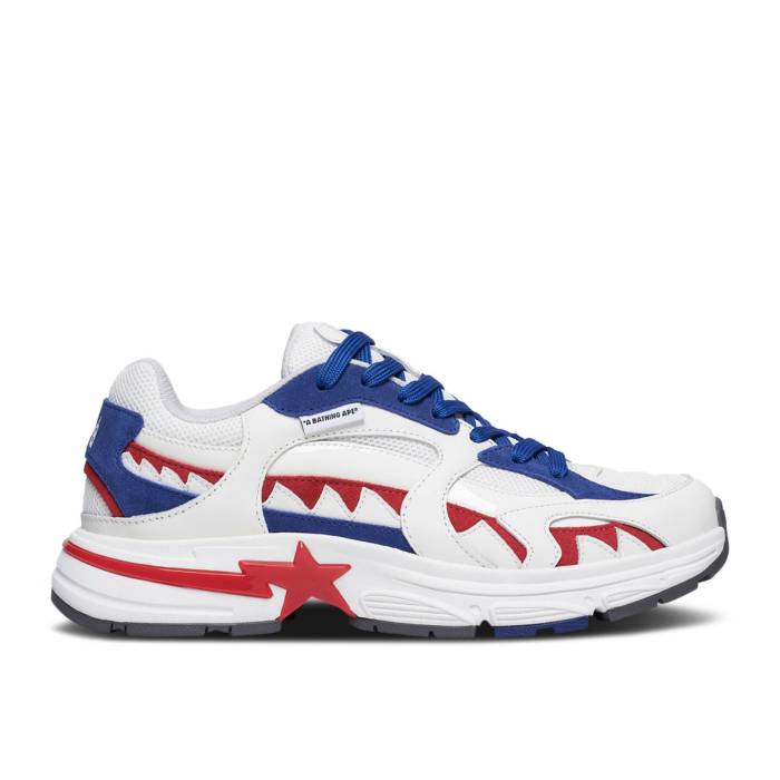 ベイプ Bape 【 Shark Sta M1 'Country Pack - United Kingdom' Men White 】 シャーク ユナイテッド 靴 メンズ靴 スニーカー メンズ 白色 ホワイト画像