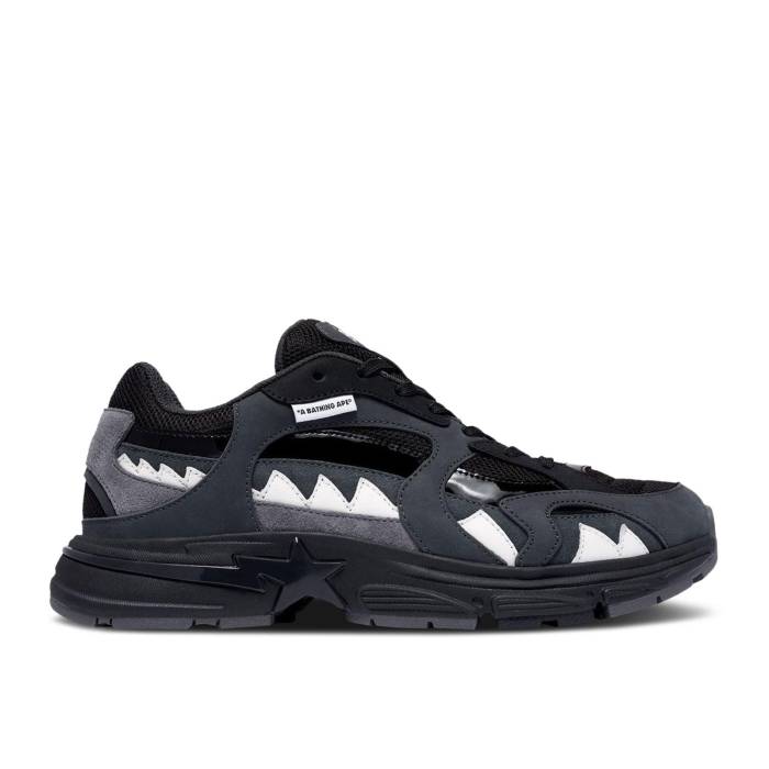 ベイプ Bape 【 Shark Sta M2 'Black' Men Black 】 シャーク メンズ 黒色 ブラック|スニケス