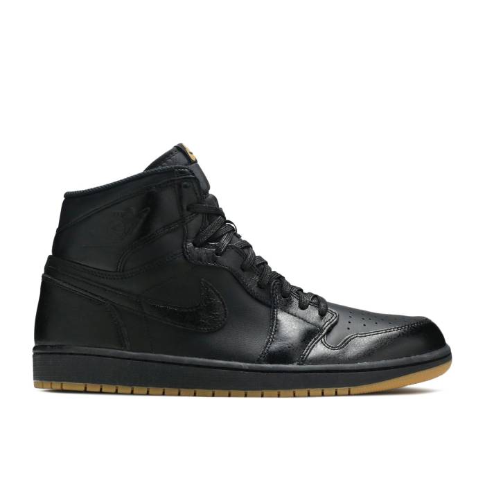 ナイキ エアジョーダン Air Jordan 【 Jordan 1 Retro \u0027Gum Bottom\u0027 Men Black/Gum/Lght Brwn 】 レトロ メンズ 黒いこと 黒いこと