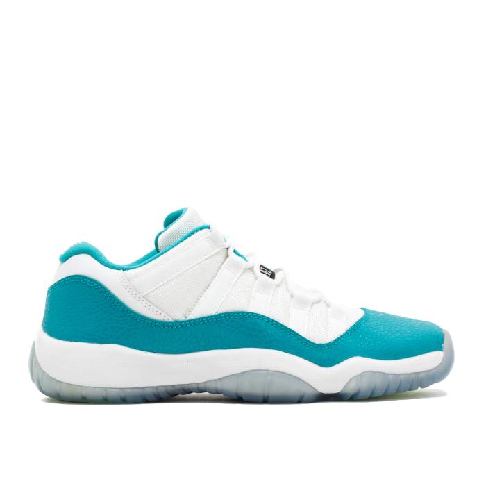 ナイキ　エアジョーダン Air Jordan 【 Jordan 11 Retro Low Gs 'Aqua Safari' Youth White / Turbo Green-Volt Ice-Blk 】 レトロ ジュニア キッズ 白色 ホワイト ターボ｜スニケス