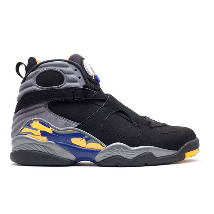 ナイキ エアジョーダン Air Jordan 【 Jordan 8 Retro \u0027Phoenix Suns\u0027 Men Blk/Brght Ctrs-塩素 Gry-Dp Ryl B 】 レトロ メンズ