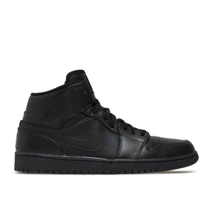 ナイキ　エアジョーダン Air Jordan 【 Jordan 1 Mid 2013 'Triple Black' Men Black/Black-Black 】 ミッド メンズ 黒色 ブラック