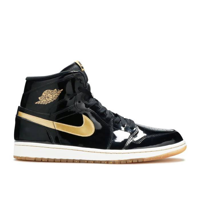 ナイキ エアジョーダン Air Jordan 【 Jordan 1 Retro High Og \u0027Black Gold Pl\u0027 Men Black/Metallic Gold-White 】 レトロ 御機嫌 ゴールド メンズ 黒いこと 黒いこと