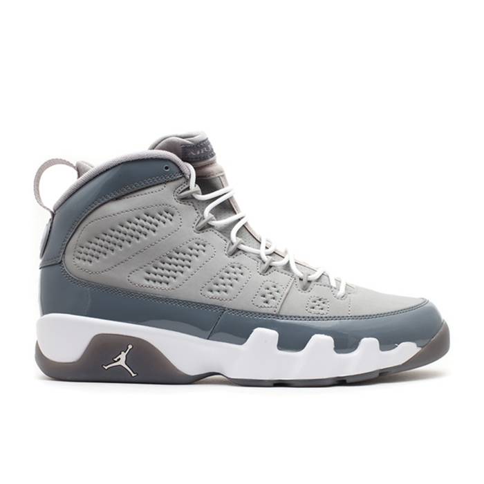 ナイキ エアジョーダン Air Jordan 【 Jordan 9 Retro ガウス \u0027Cool Grey\u0027 2012 Youth Medium Grey/White-Cool Grey 】 レトロ 御坊っちゃん キッズ 薄墨色 薄墨色 スニーカー-キッズファッション