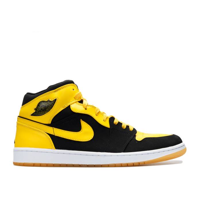 ナイキ エアジョーダン Air Jordan 【 Jordan 1 Retro \u0027New Love\u0027 Men Black/White-Varsity Maize 】 レトロ メンズ 黒いこと 黒いこと