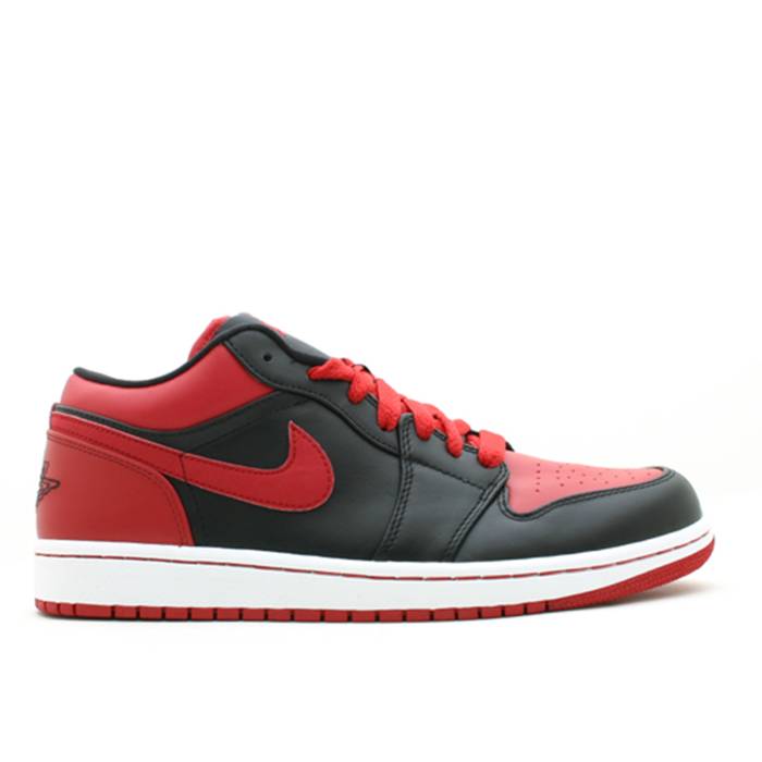 ナイキ　エアジョーダン Air Jordan 【 Jordan 1 Phat Low 'Bred' Men Black/Varsity Red-White 】 ファット メンズ 黒色 ブラック