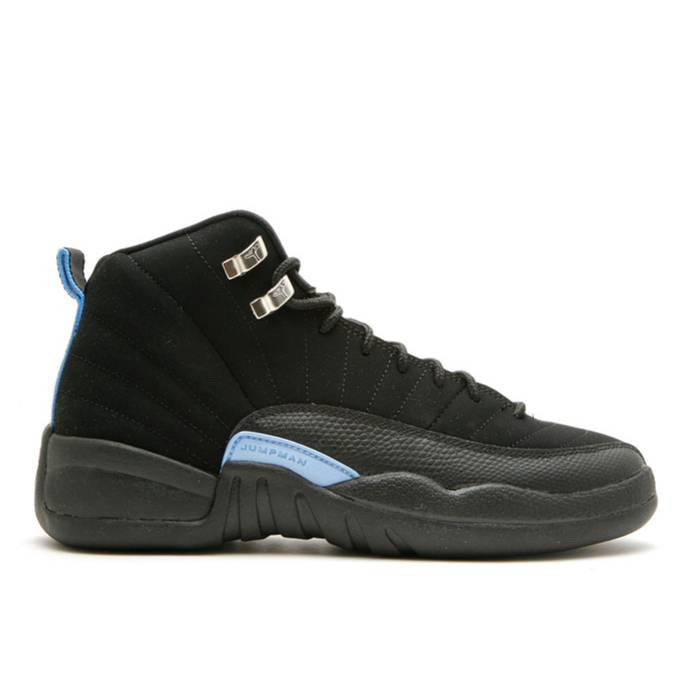 ナイキ　エアジョーダン Air Jordan 【 Jordan 12 Retro Gs 'Nubuck' Youth Black/White-University Blue 】 レトロ ジュニア キッズ 黒色 ブラック 青色 ブルー 45,360円