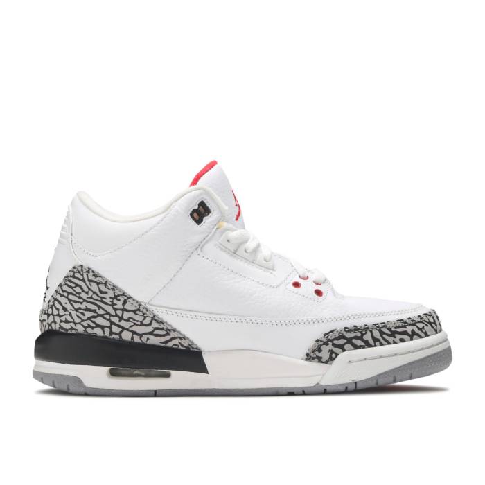 ナイキ　エアジョーダン Air Jordan 【 Jordan 3 Retro Gs 'White Cement' 2011 Youth White/Fire Red-Cement Grey-Blk 】 レトロ ジュニア キッズ 白色 ホワイト ファイア 88,770円